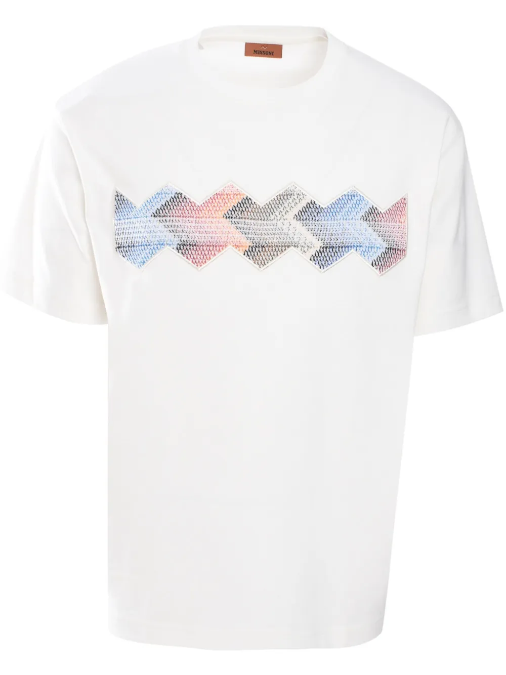 Футболка с короткими рукавами Missoni, белый 
Футболка с короткими рукавами Missoni, белый