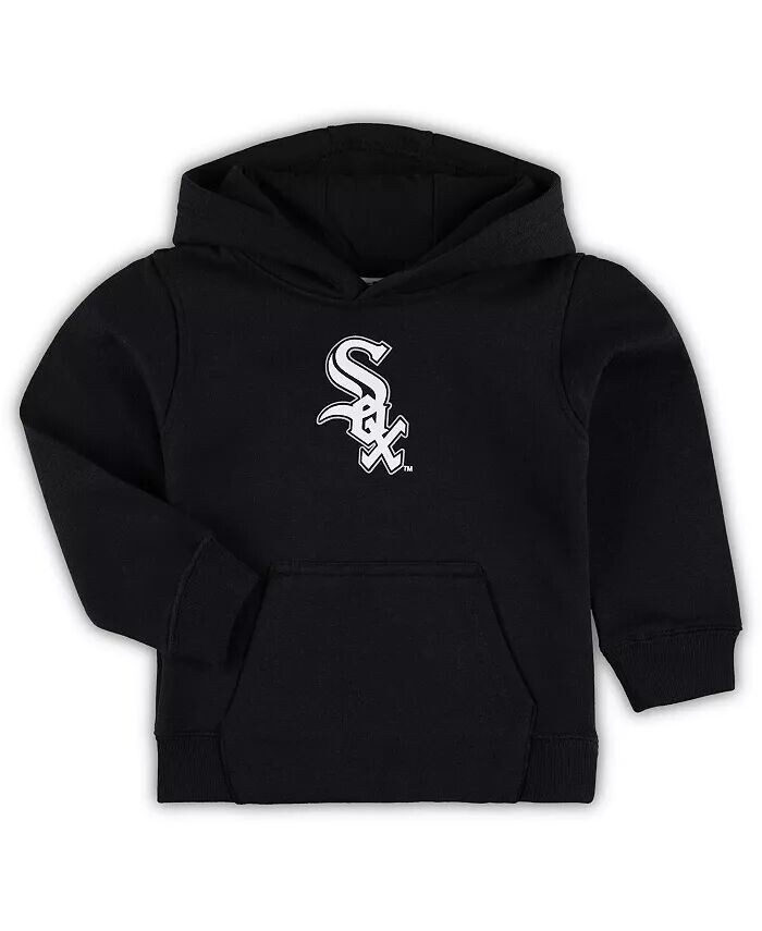 Флисовый пуловер с капюшоном черного цвета Chicago White Sox Team Primary Logo для мальчиков и девочек для малышей Outerstuff
Флисовый пуловер с капюшоном черного цвета Chicago White Sox Team Primary Logo для мальчиков и девочек для малышей Outerstuff