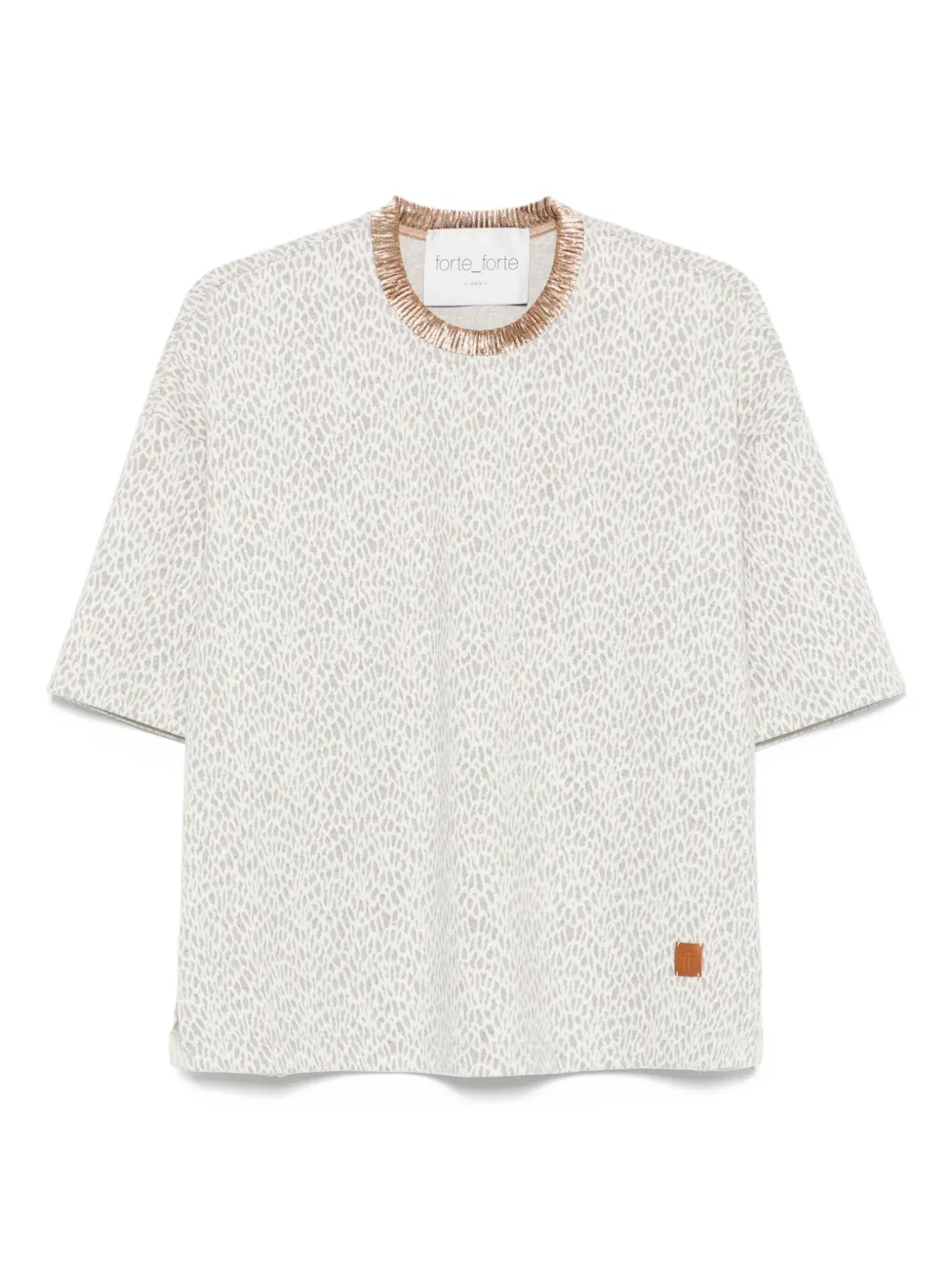 Декорированная футболка с принтом Forte Forte, белый
Декорированная футболка с принтом Forte Forte, белый