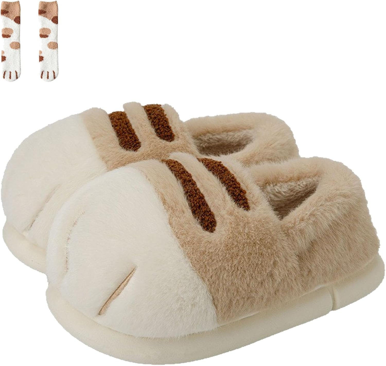 Тапочки в виде кошачьих лапок 2026 года для женщин и мужчин, объемные пушистые тапочки с кошачьими лапками, теплые, уютные, нескользящие, для дома и улицы Generic, A-khaki Women 8.5-9/Men 7-7.5
Тапочки в виде кошачьих лапок 2026 года для женщин и мужчин, объемные пушистые тапочки с кошачьими лапками, теплые, уютные, нескользящие, для дома и улицы Generic, A-khaki Women 8.5-9/Men 7-7.5