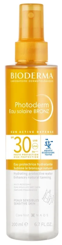 Photoderm Eau Solaire Bronz Spf30 Bioderma
Photoderm Eau Solaire Bronz Spf30 Bioderma
