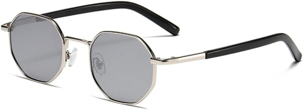 Ретро-солнцезащитные очки Polygon Metal для женщин, прозрачные очки с градиентным зеркальным покрытием, защита от УФ-излучения UV400 для мужчин. Модные солнцезащитные очки TYUVIVO, Silver Silver Mirror
Ретро-солнцезащитные очки Polygon Metal для женщин, прозрачные очки с градиентным зеркальным покрытием, защита от УФ-излучения UV400 для мужчин. Модные солнцезащитные очки TYUVIVO, Silver Silver Mirror