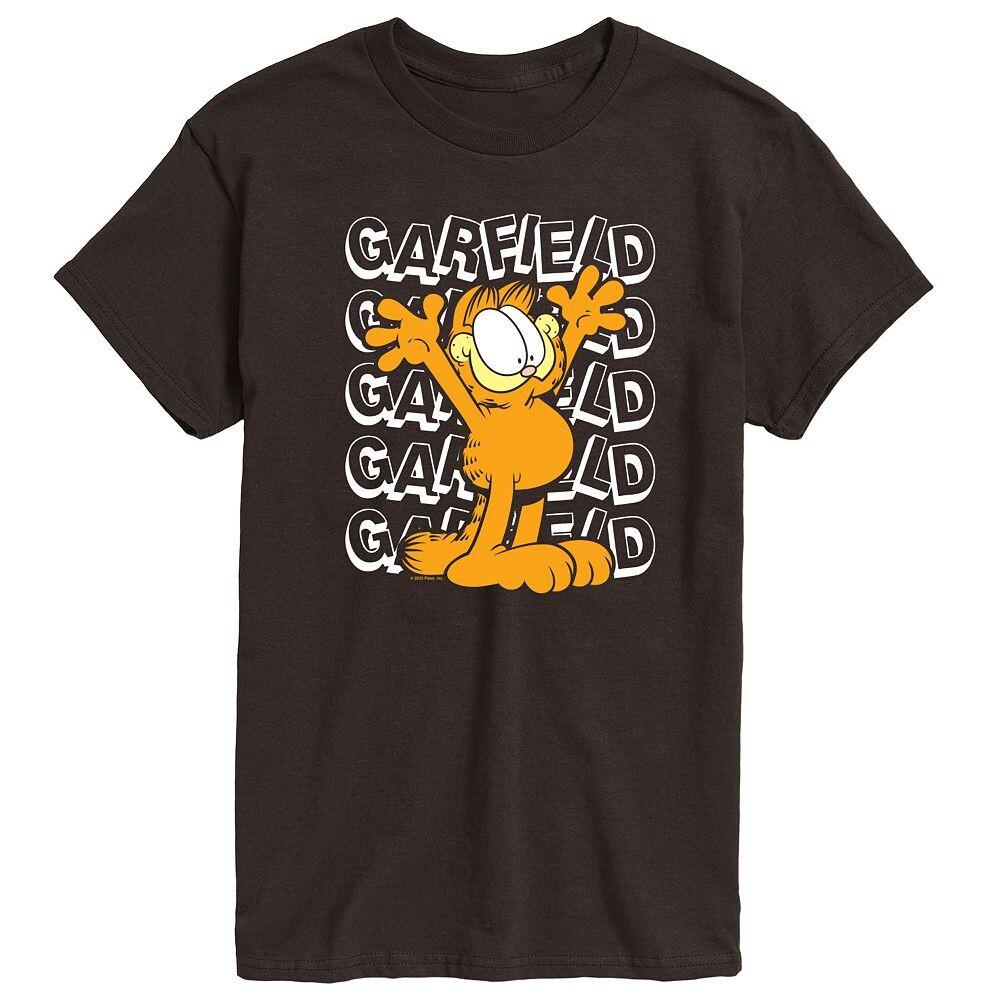 Мужская футболка с повторяющимся рисунком Garfield Licensed Character, цвет Dark Brown
Мужская футболка с повторяющимся рисунком Garfield Licensed Character, цвет Dark Brown
