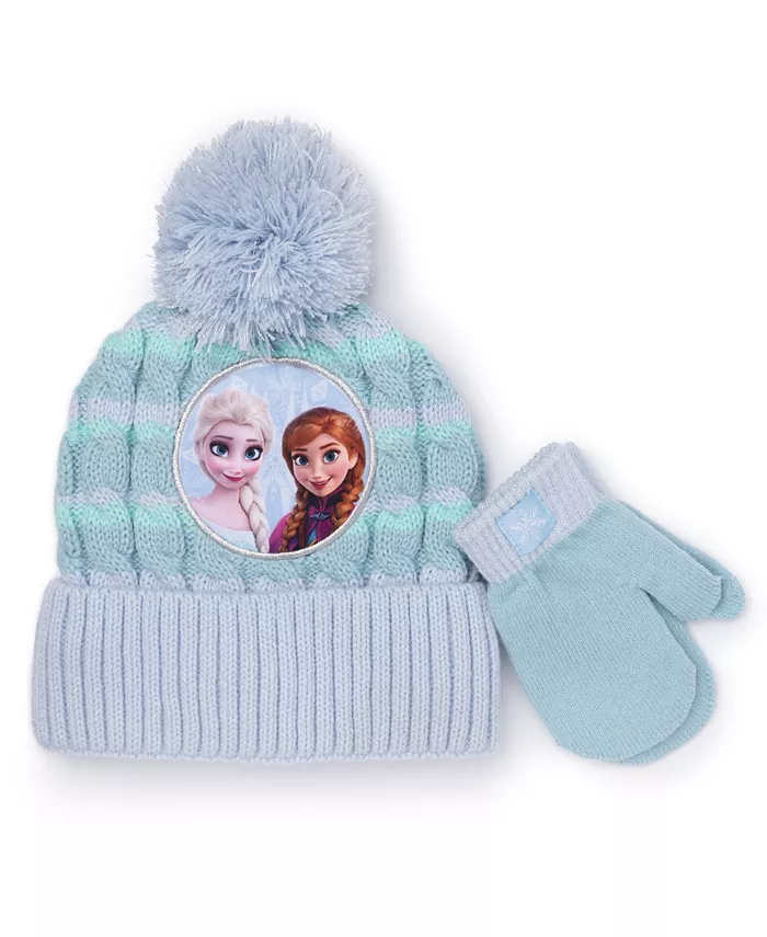 Замороженный комплект для девочек-малышек: шапочка и варежки 2 предмета Frozen, синий
Замороженный комплект для девочек-малышек: шапочка и варежки 2 предмета Frozen, синий