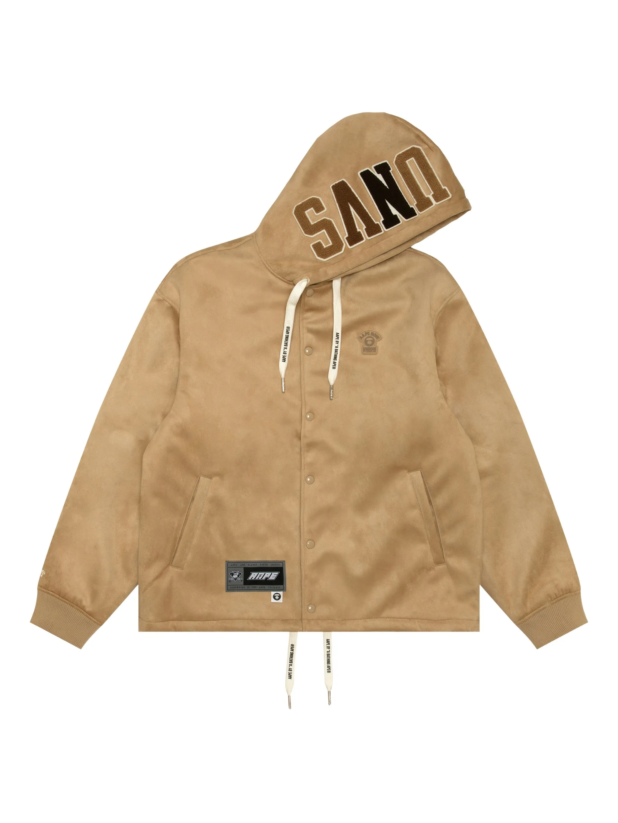 Куртка с капюшоном и аппликацией Aape By A Bathing Ape, бежевый
Куртка с капюшоном и аппликацией Aape By A Bathing Ape, бежевый