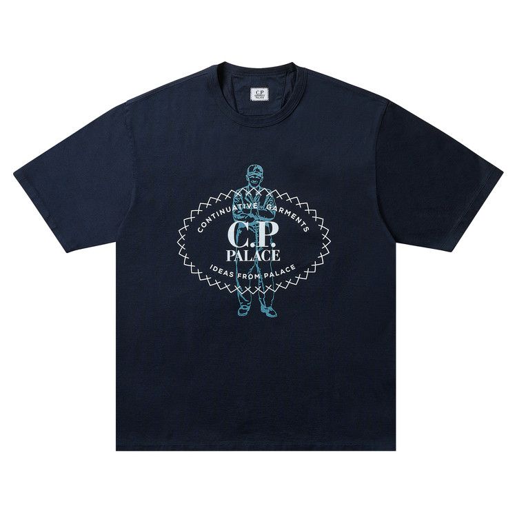 Футболка Palace x C.P. Company Mercerized Jersey 30/2 Twisted T-Shirt, Navy
Футболка Palace x C.P. Company Mercerized Jersey 30/2 Twisted T-Shirt, Navy