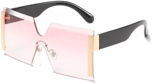 Солнцезащитные очки без оправы большого размера, квадратной формы, винтажный стиль, градиентные прозрачные солнцезащитные очки, модель 2026 года MTZJH, C5
Солнцезащитные очки без оправы большого размера, квадратной формы, винтажный стиль, градиентные прозрачные солнцезащитные очки, модель 2026 года MTZJH, C5