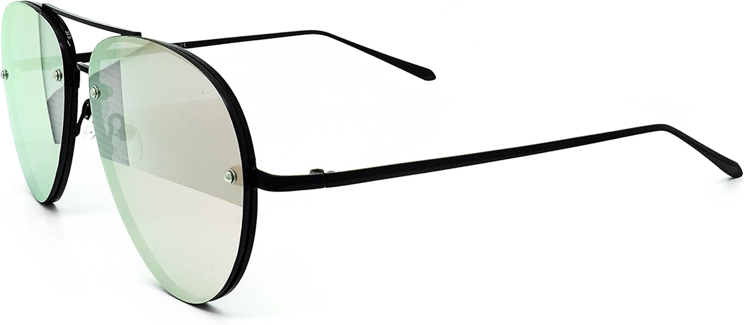 7191 Премиальные солнцезащитные очки-авиаторы большого размера без оправы с зеркальными линзами, модель Revo Metal (без оправы, цвет розовое золото) O2 eyewear, Rose Gold
7191 Премиальные солнцезащитные очки-авиаторы большого размера без оправы с зеркальными линзами, модель Revo Metal (без оправы, цвет розовое золото) O2 eyewear, Rose Gold