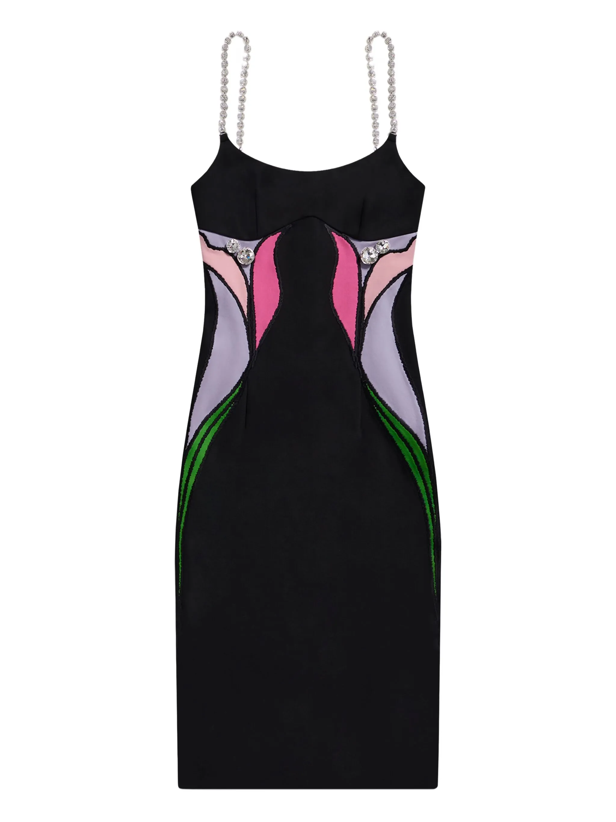 Платье миди Lily с цветочным декором Area, черный
Платье миди Lily с цветочным декором Area, черный