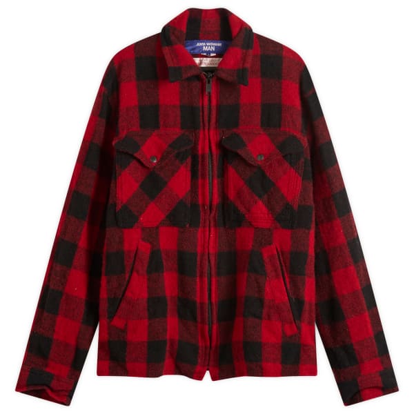 Рубашка на молнии в клетку X filson Junya Watanabe Man, красный
Рубашка на молнии в клетку X filson Junya Watanabe Man, красный