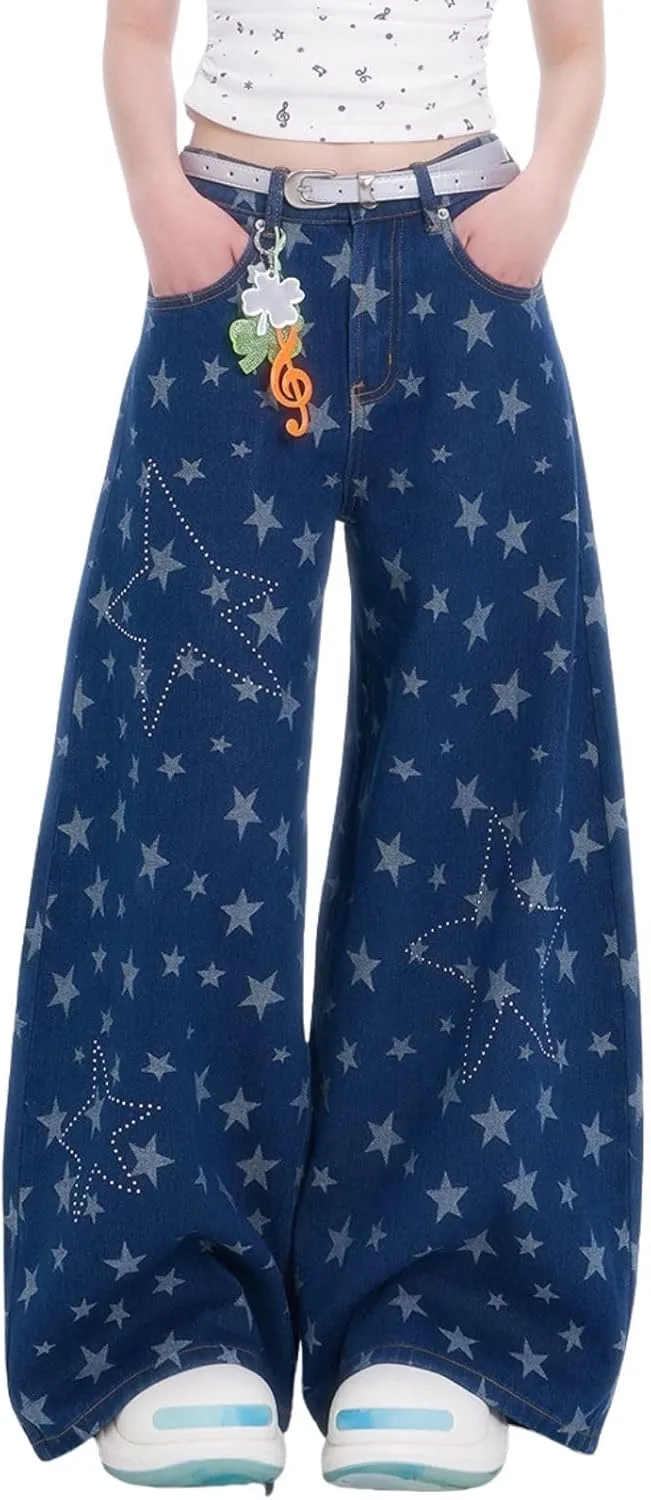 Джинсы Barrel для женщин и мужчин, мешковатые с принтом звезд Chmnigma
Джинсы Barrel для женщин и мужчин, мешковатые с принтом звезд Chmnigma