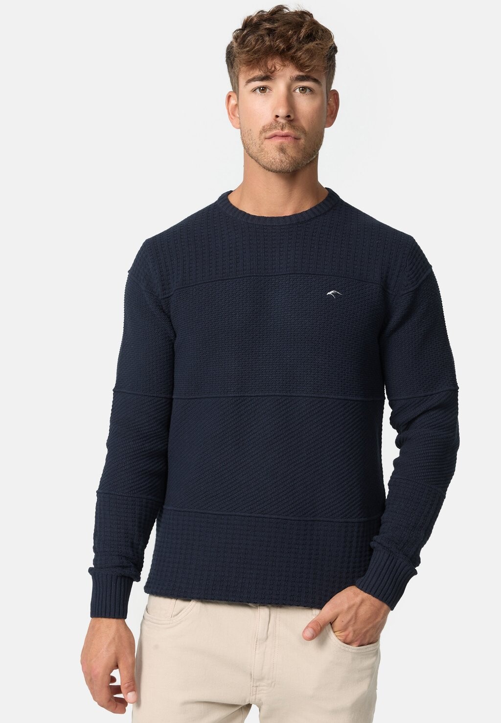 Вязаный свитер JUSTICE INDICODE JEANS, цвет navy
Вязаный свитер JUSTICE INDICODE JEANS, цвет navy