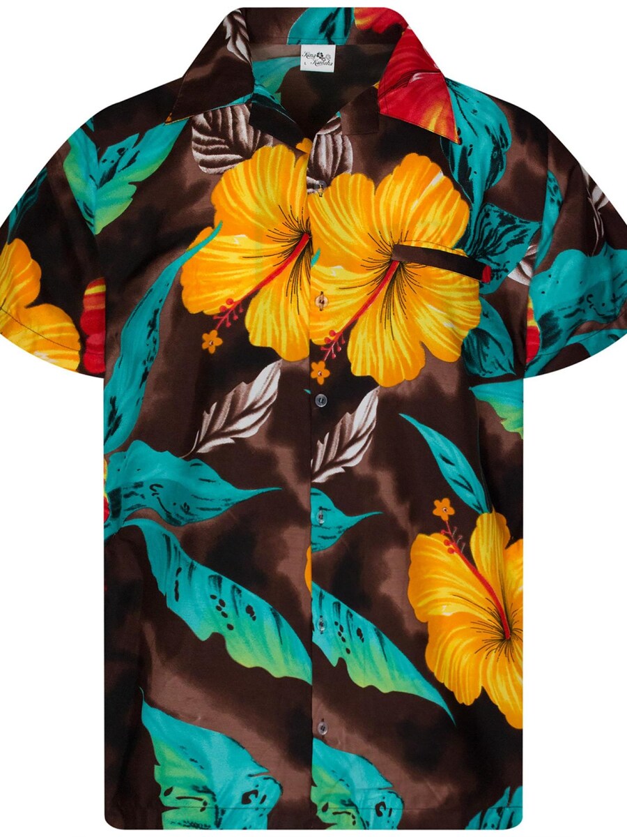 Рубашка King Kameha Big Flower, коричневый
Рубашка King Kameha Big Flower, коричневый