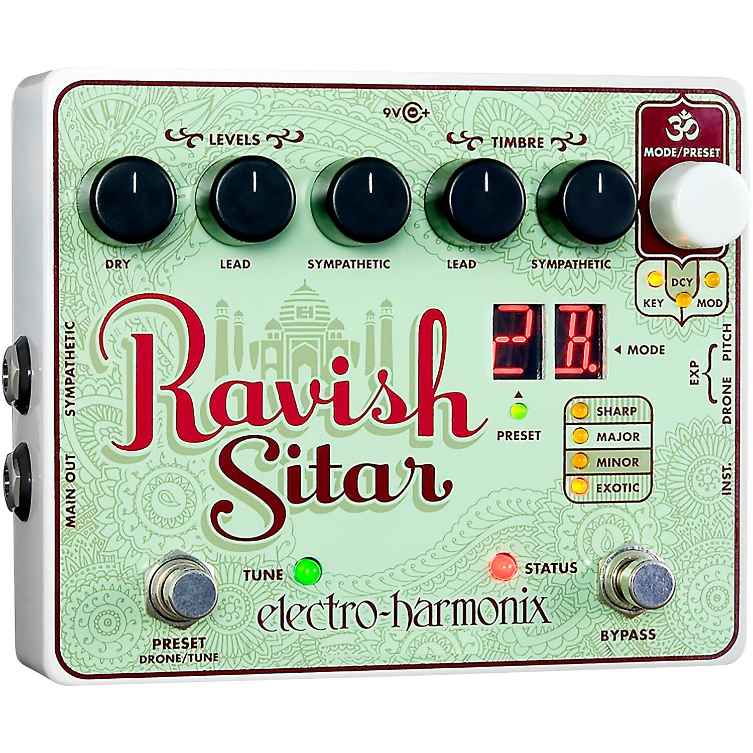 Electro-Harmonix The Ravish Sitar Синтезатор Педаль эффектов для гитары
Electro-Harmonix The Ravish Sitar Синтезатор Педаль эффектов для гитары