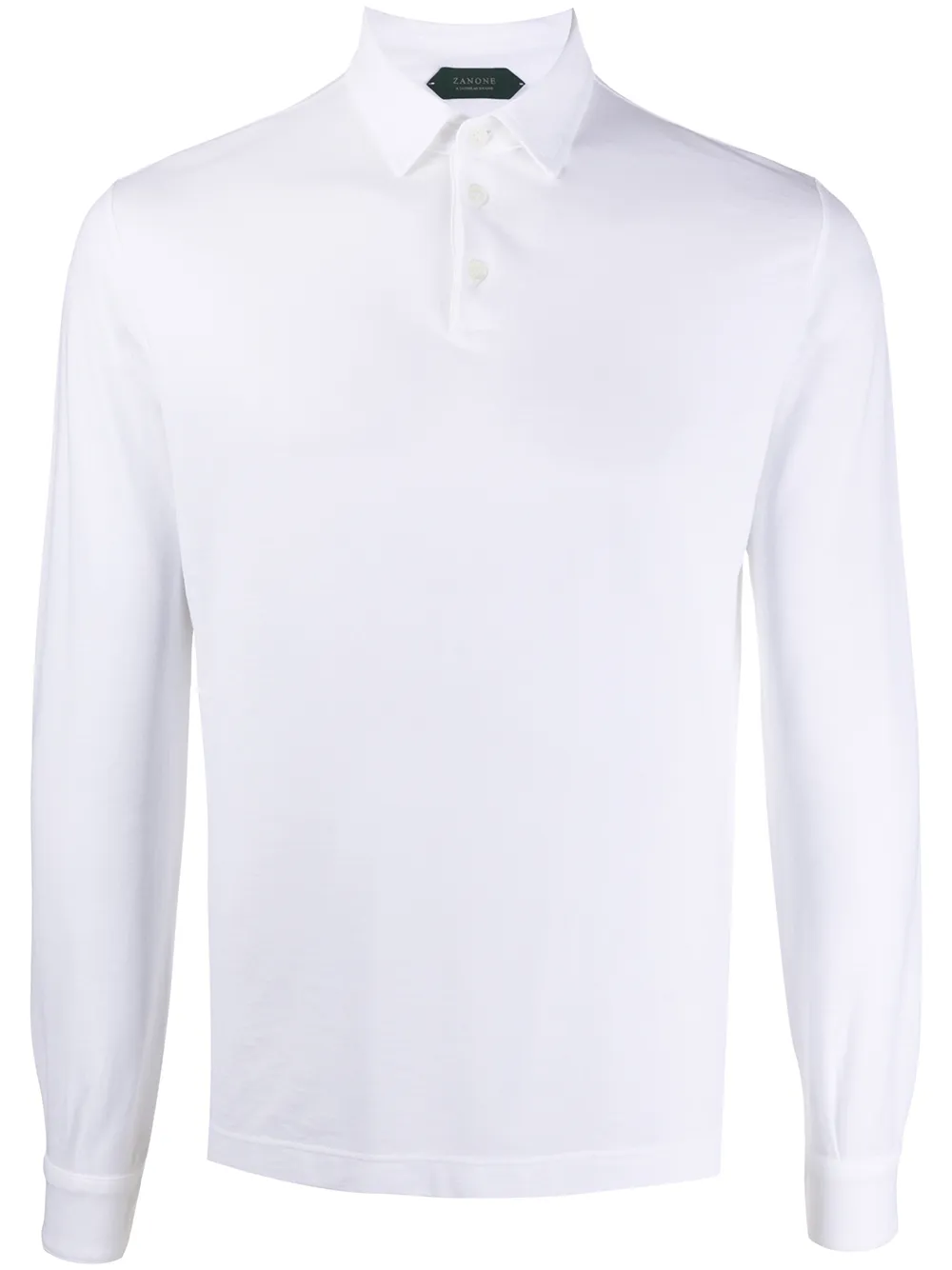 Рубашка поло с длинными рукавами и заостренным воротником Zanone, белый
Рубашка поло с длинными рукавами и заостренным воротником Zanone, белый