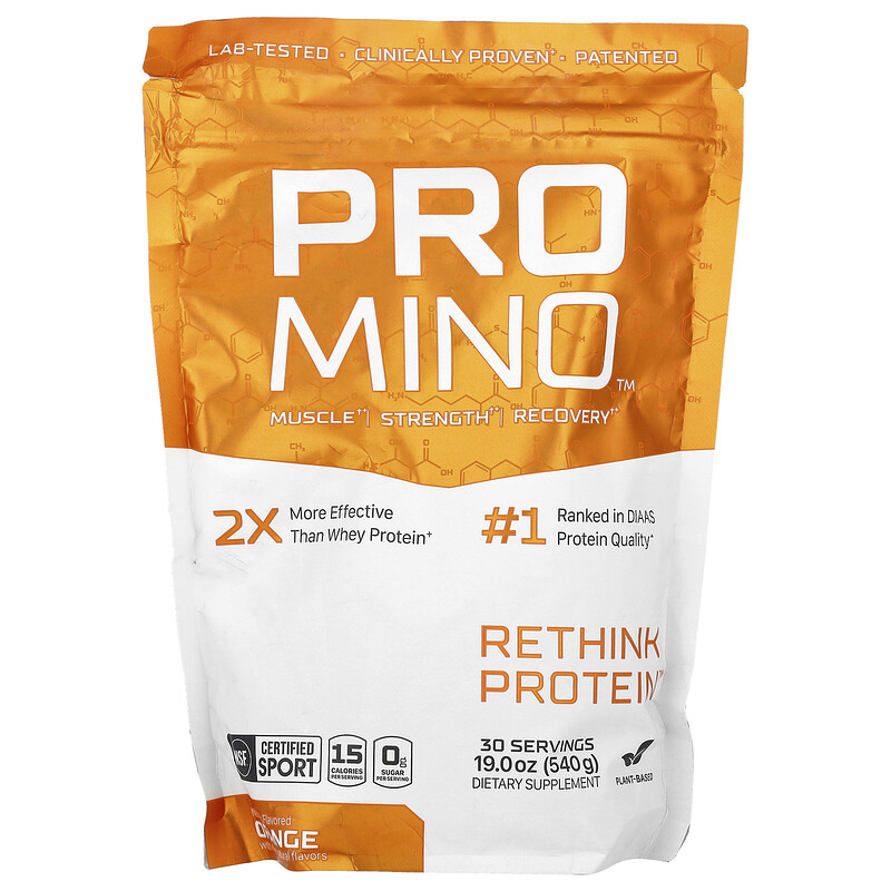 Promino, Rethink Protein , апельсин, 540 г (19 унций)
Promino, Rethink Protein , апельсин, 540 г (19 унций)