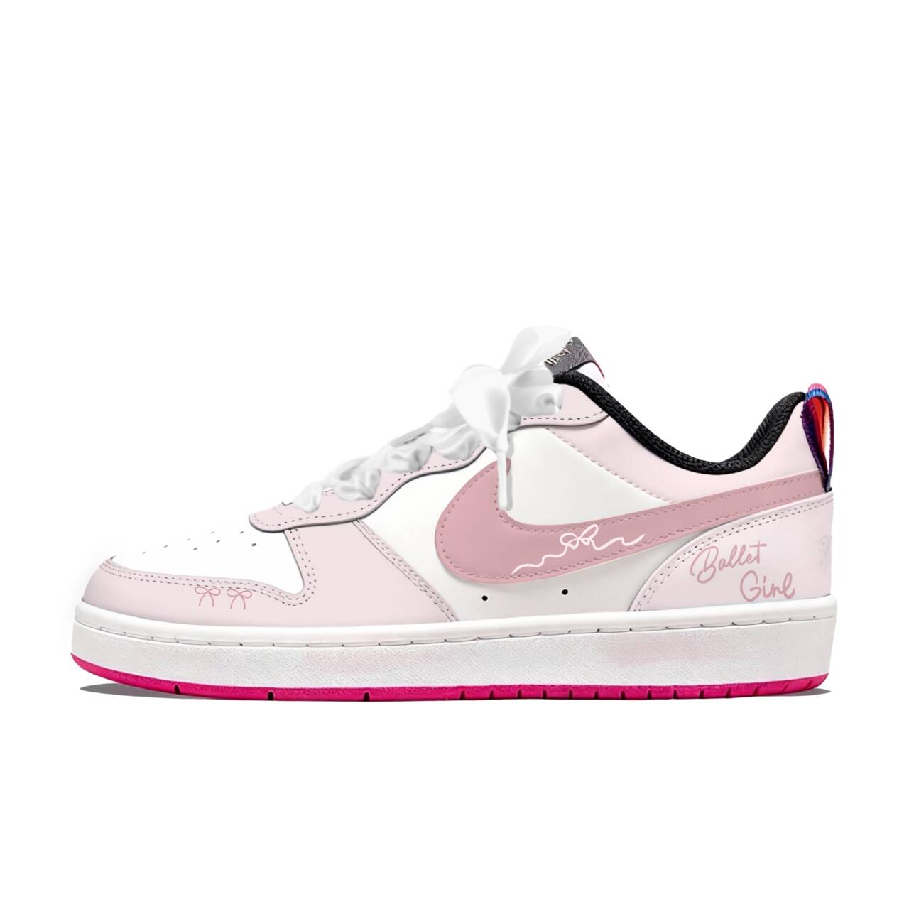 Nike Court Borough Synthetic Leather Slip Resistant Abrasion Resistant Low top Skateboard Shoes Light Pink Teenagers
Nike Court Borough Synthetic Leather Slip Resistant Abrasion Resistant Low top Skateboard Shoes Light Pink Teenagers