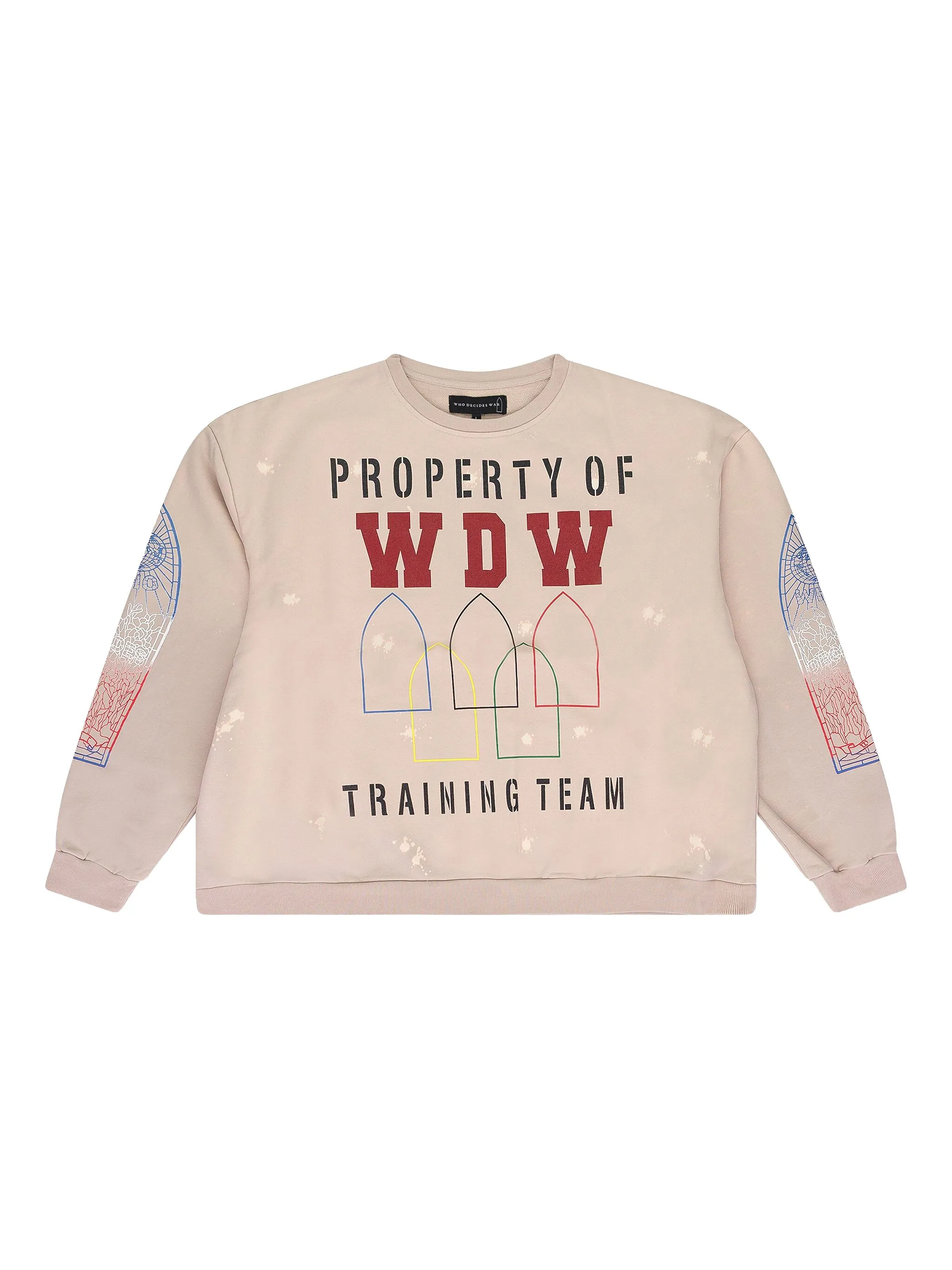 Толстовка с круглым вырезом Who Decides War, бежевый
Толстовка с круглым вырезом Who Decides War, бежевый