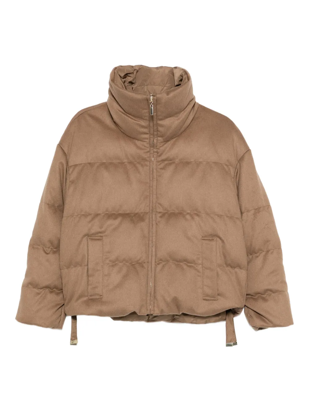 Пуховик на молнии Max Mara, коричневый
Пуховик на молнии Max Mara, коричневый