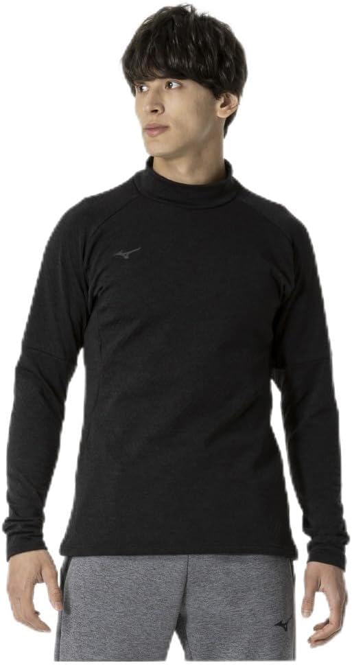 Мужская тренировочная футболка Mizuno 32MAB542, из эластичного флиса, с высоким воротником, длинным рукавом, эластичная, термофутболка, черный
Мужская тренировочная футболка Mizuno 32MAB542, из эластичного флиса, с высоким воротником, длинным рукавом, эластичная, термофутболка, черный