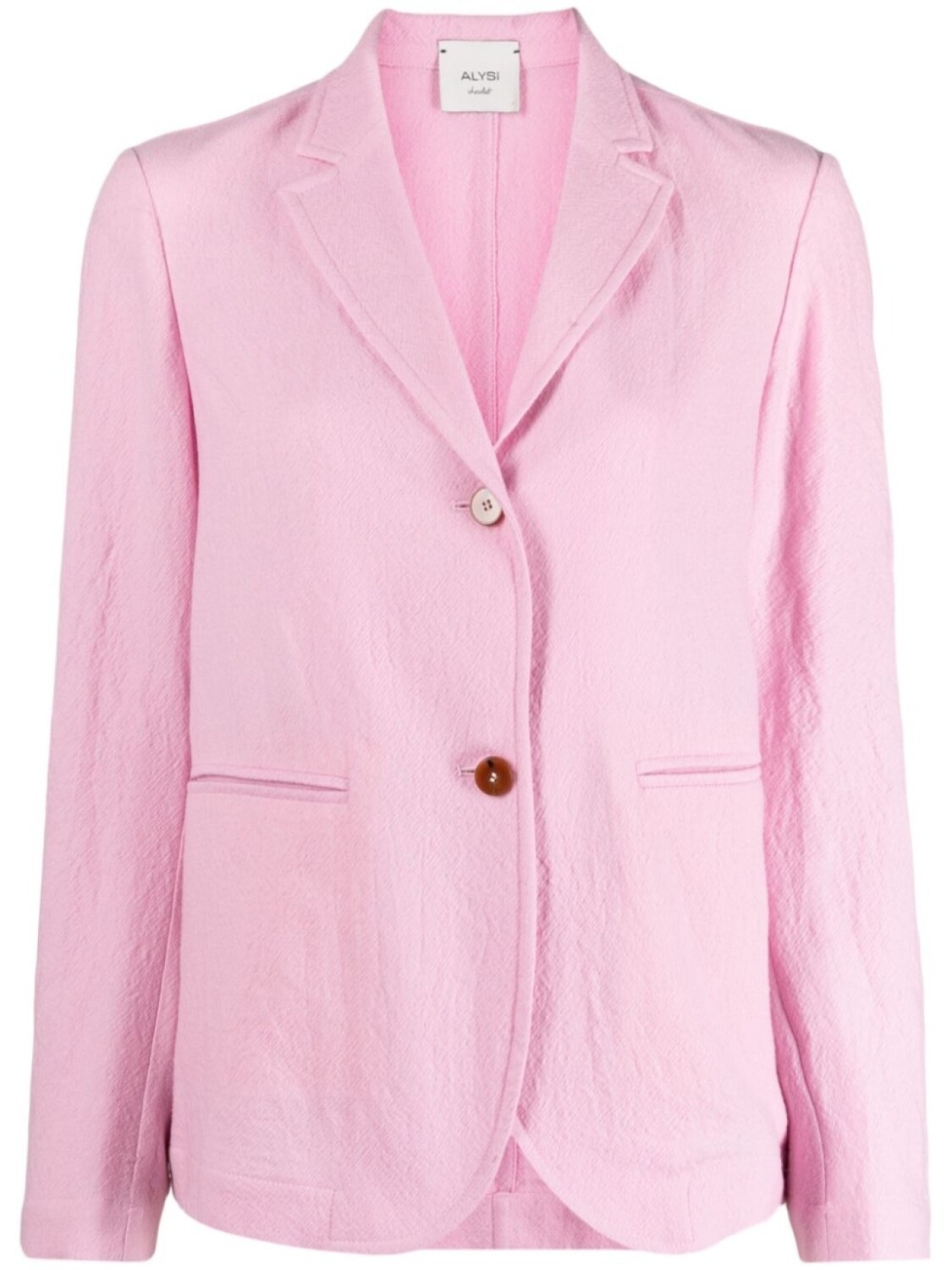 Однобортный блейзер с заостренным воротником Alysi, розовый
Однобортный блейзер с заостренным воротником Alysi, розовый