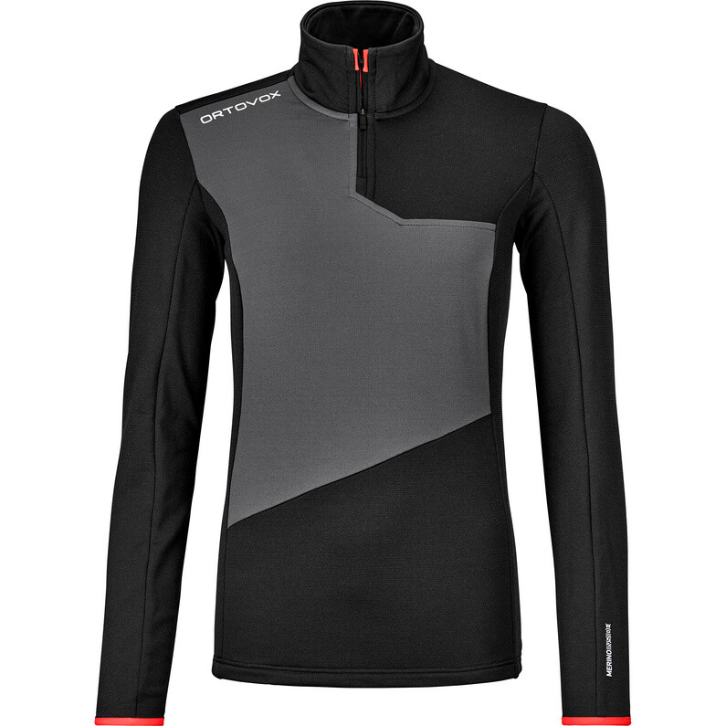 Женская флисовая легкая рубашка с воротником на молнии и длинными рукавами Ortovox, черный
Женская флисовая легкая рубашка с воротником на молнии и длинными рукавами Ortovox, черный
