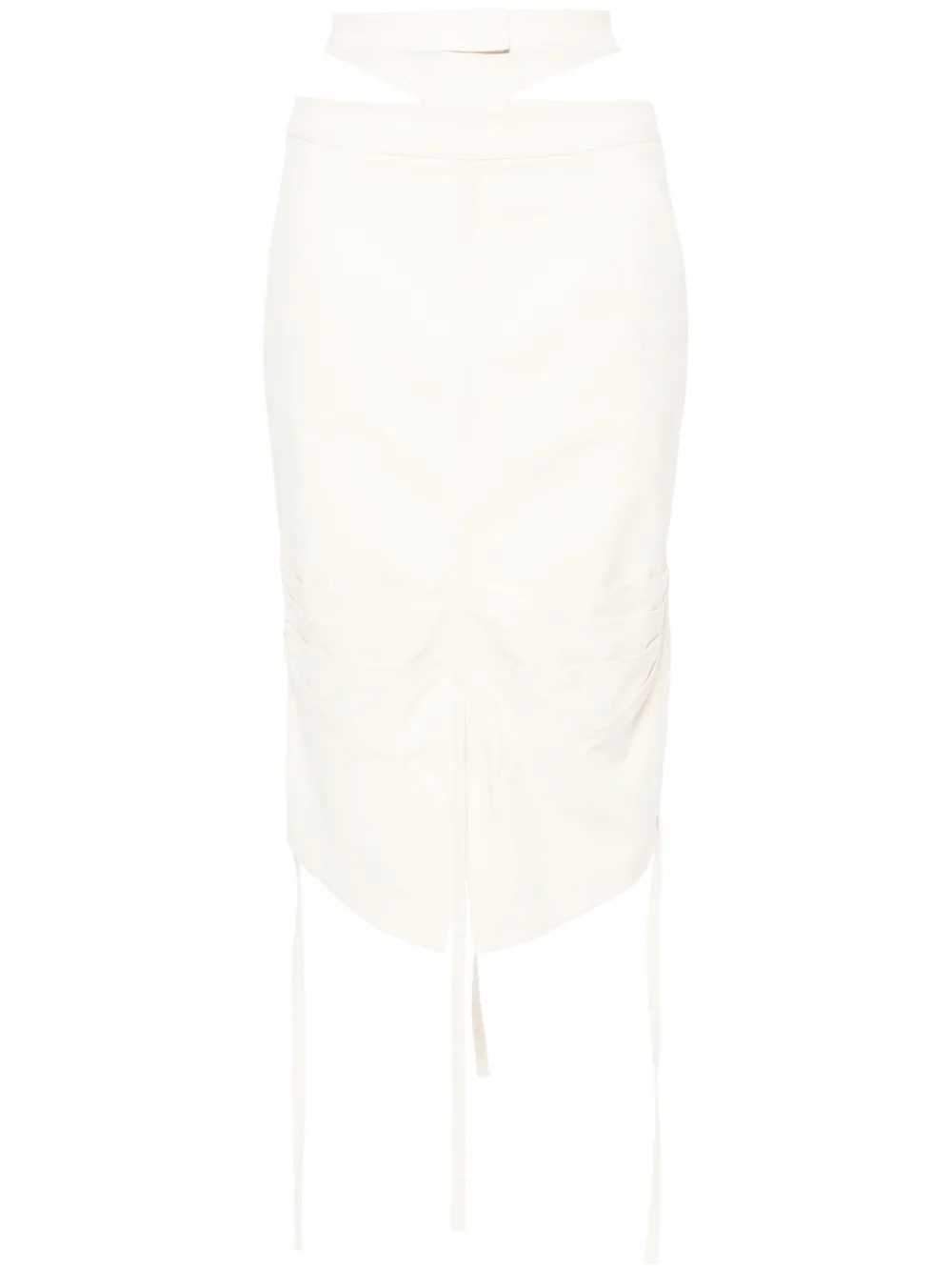 Юбка миди с двойным поясом ANDREĀDAMO, нейтральный
Юбка миди с двойным поясом ANDREĀDAMO, нейтральный