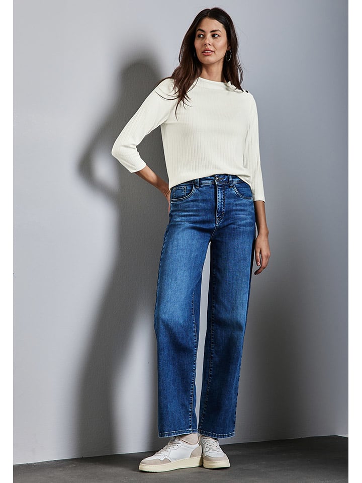 Свитер Street One, кремовый 
Свитер Street One, кремовый