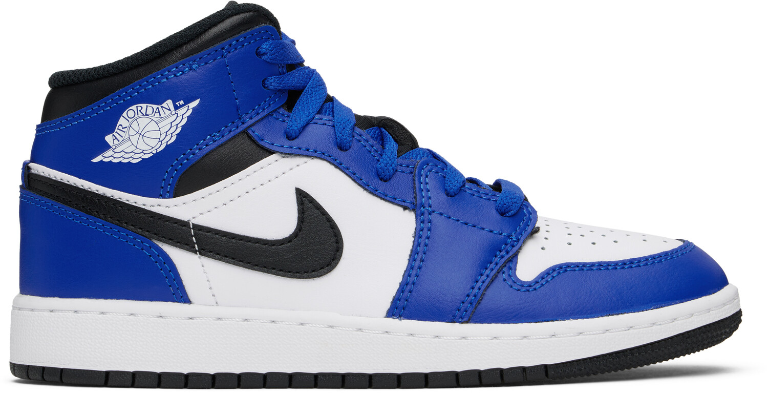 Синие и белые кроссовки Air Jordan 1 Mid для больших детей Nike Jordan, Game royal/White/Black
Синие и белые кроссовки Air Jordan 1 Mid для больших детей Nike Jordan, Game royal/White/Black
