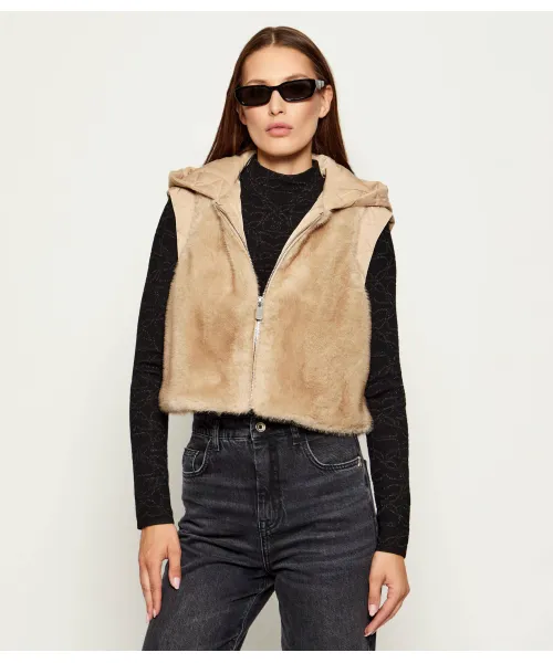 Нефтяной жилет Cropped fit Pinko, бежевый
Нефтяной жилет Cropped fit Pinko, бежевый