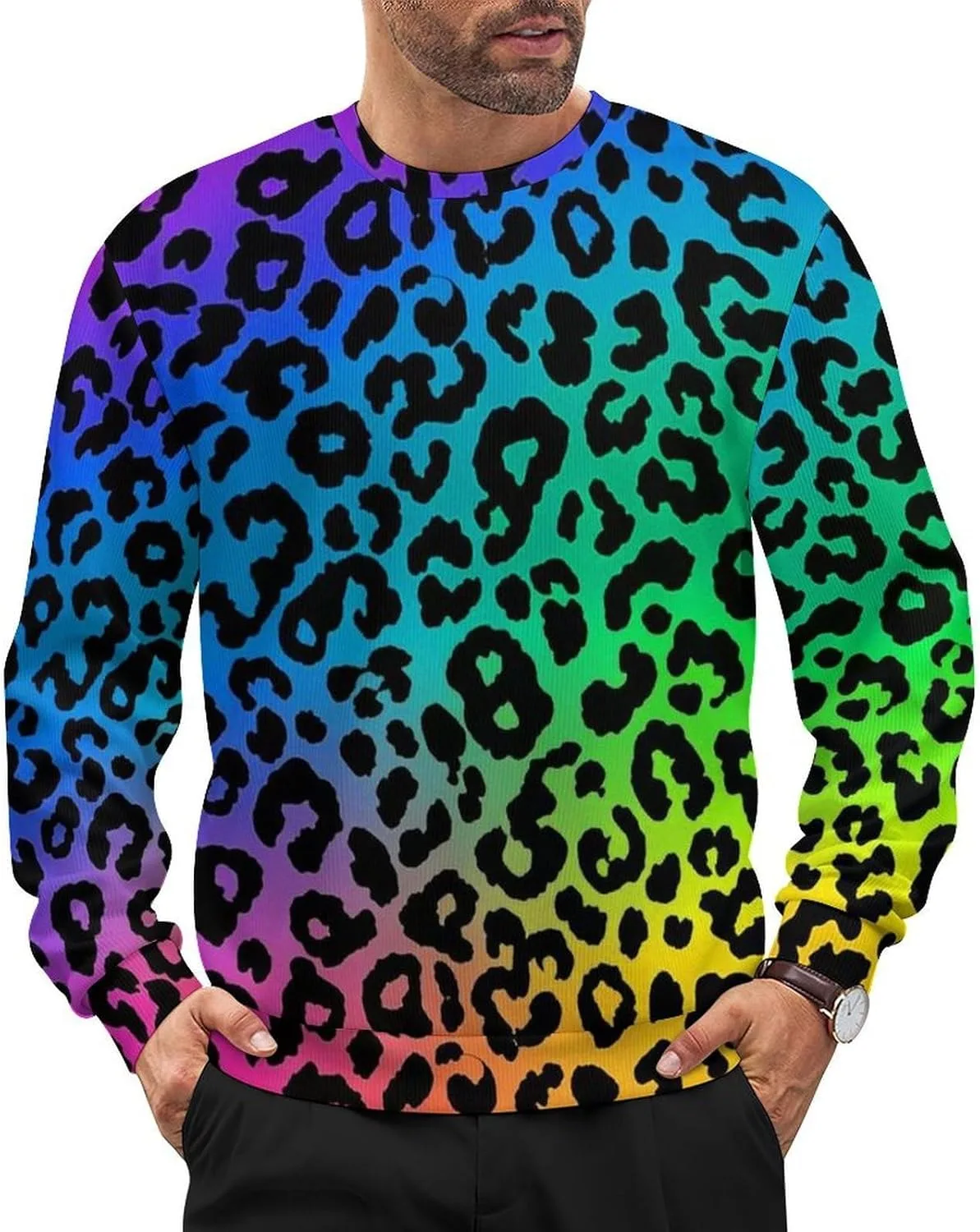 Мужской свитшот с круглым вырезом, мягкий и легкий SEBNATAL
Мужской свитшот с круглым вырезом, мягкий и легкий SEBNATAL