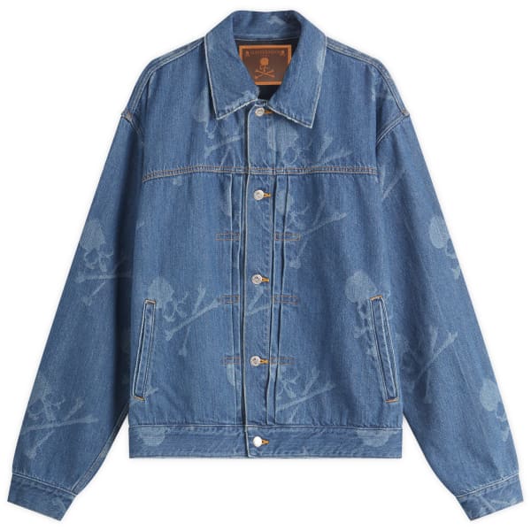 Джинсовая куртка с монограммой Mastermind World, синий
Джинсовая куртка с монограммой Mastermind World, синий