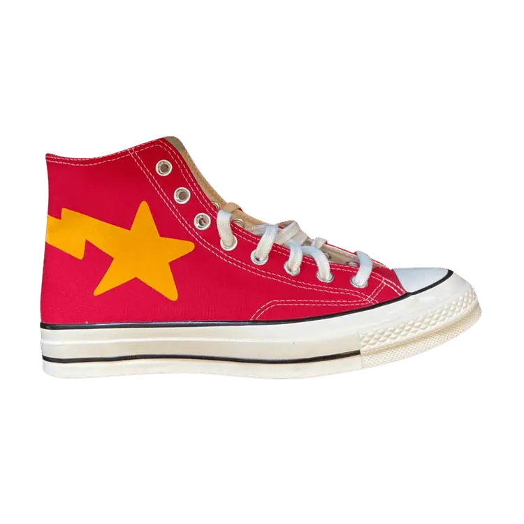 Кроссовки Converse Chinatown Market x A Bathing Ape x Chuck Taylor All Star High 'Red Ivory', красный
Кроссовки Converse Chinatown Market x A Bathing Ape x Chuck Taylor All Star High 'Red Ivory', красный