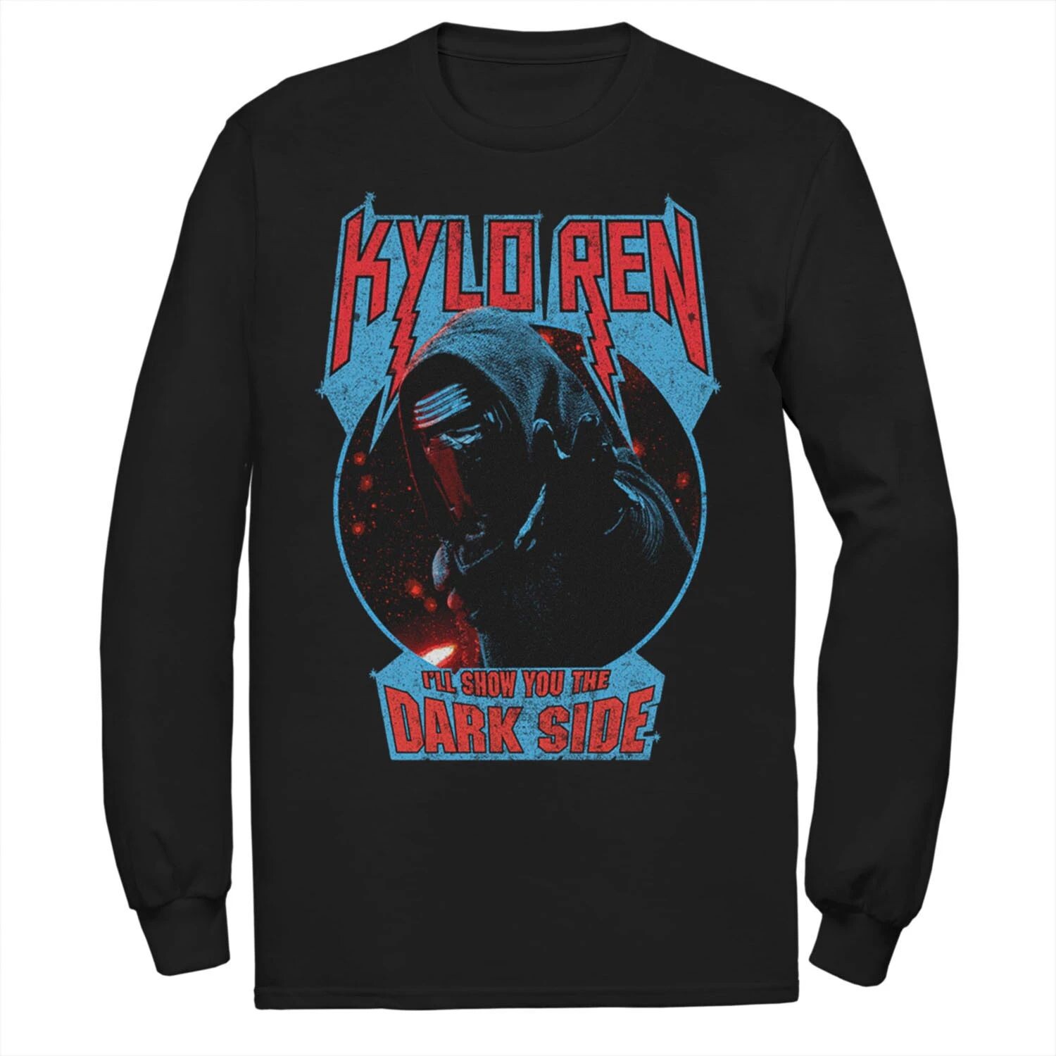 Мужская футболка с металлической надписью Star Wars Kylo Ren Show You The Dark Side, Black Licensed Character, черный
Мужская футболка с металлической надписью Star Wars Kylo Ren Show You The Dark Side, Black Licensed Character, черный