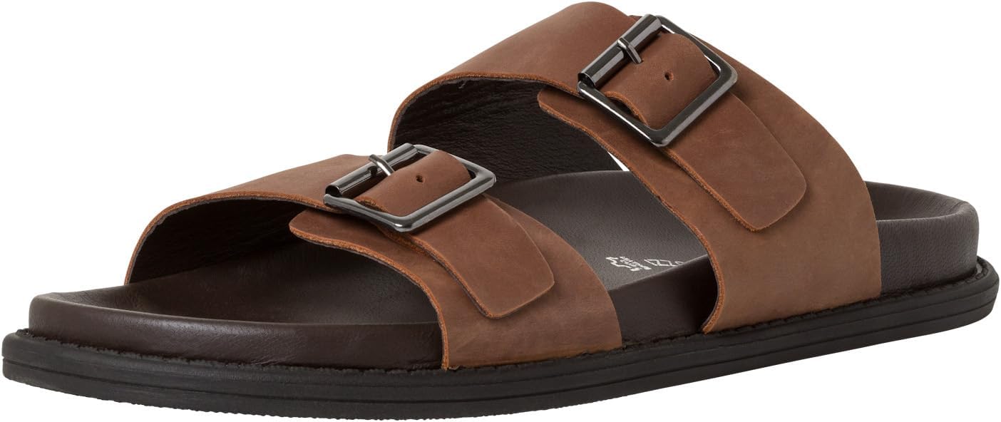 MARCO TOZZI от Guido Maria Kretschmer мужские кожаные шлепанцы с пряжками, Chestnut
MARCO TOZZI от Guido Maria Kretschmer мужские кожаные шлепанцы с пряжками, Chestnut