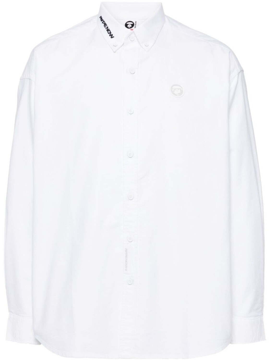 AAPE BY *A BATHING APE рубашка с логотипом, белый
AAPE BY *A BATHING APE рубашка с логотипом, белый