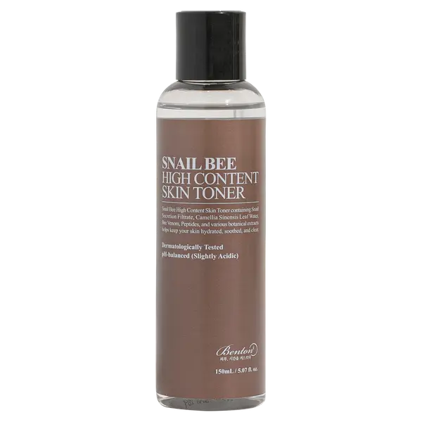 Тоник для лица без отдушек, 150 мл Benton Snail bee
Тоник для лица без отдушек, 150 мл Benton Snail bee