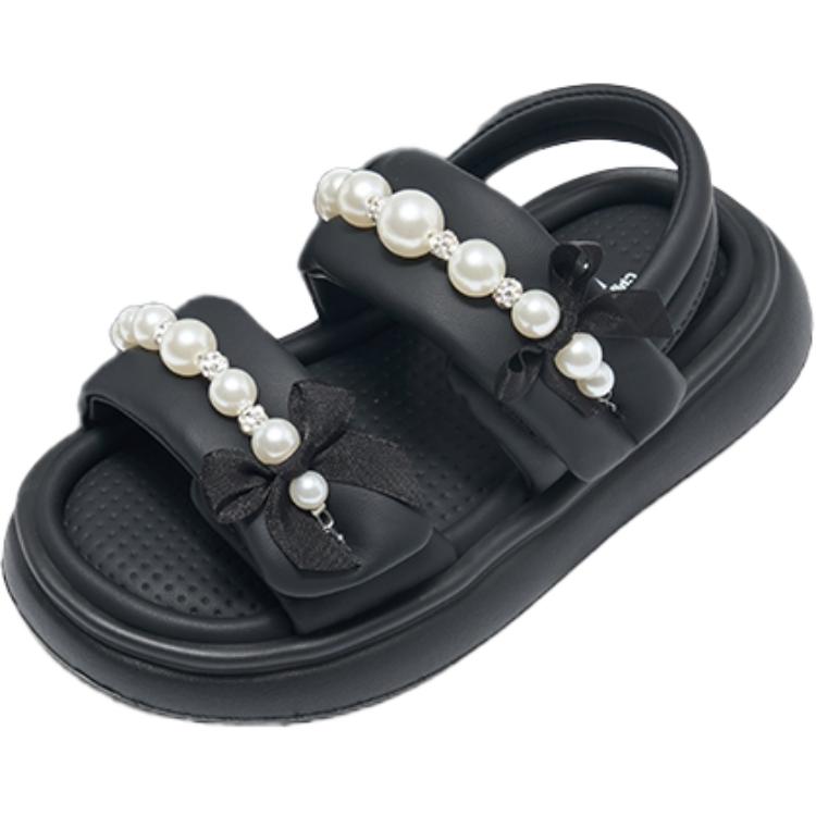 Детские сандалии с нескользящей амортизацией и низким верхом TATA, черный
Детские сандалии с нескользящей амортизацией и низким верхом TATA, черный