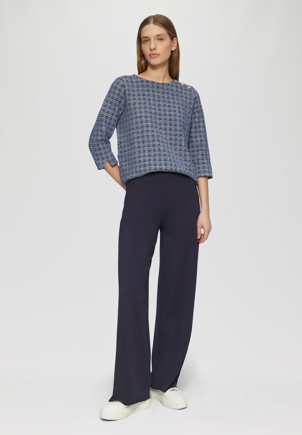 Джемпер MIT ZIERKNÖPFEN UND 3/4-ÄRMEL s.Oliver, черный 
Джемпер MIT ZIERKNÖPFEN UND 3/4-ÄRMEL s.Oliver, черный