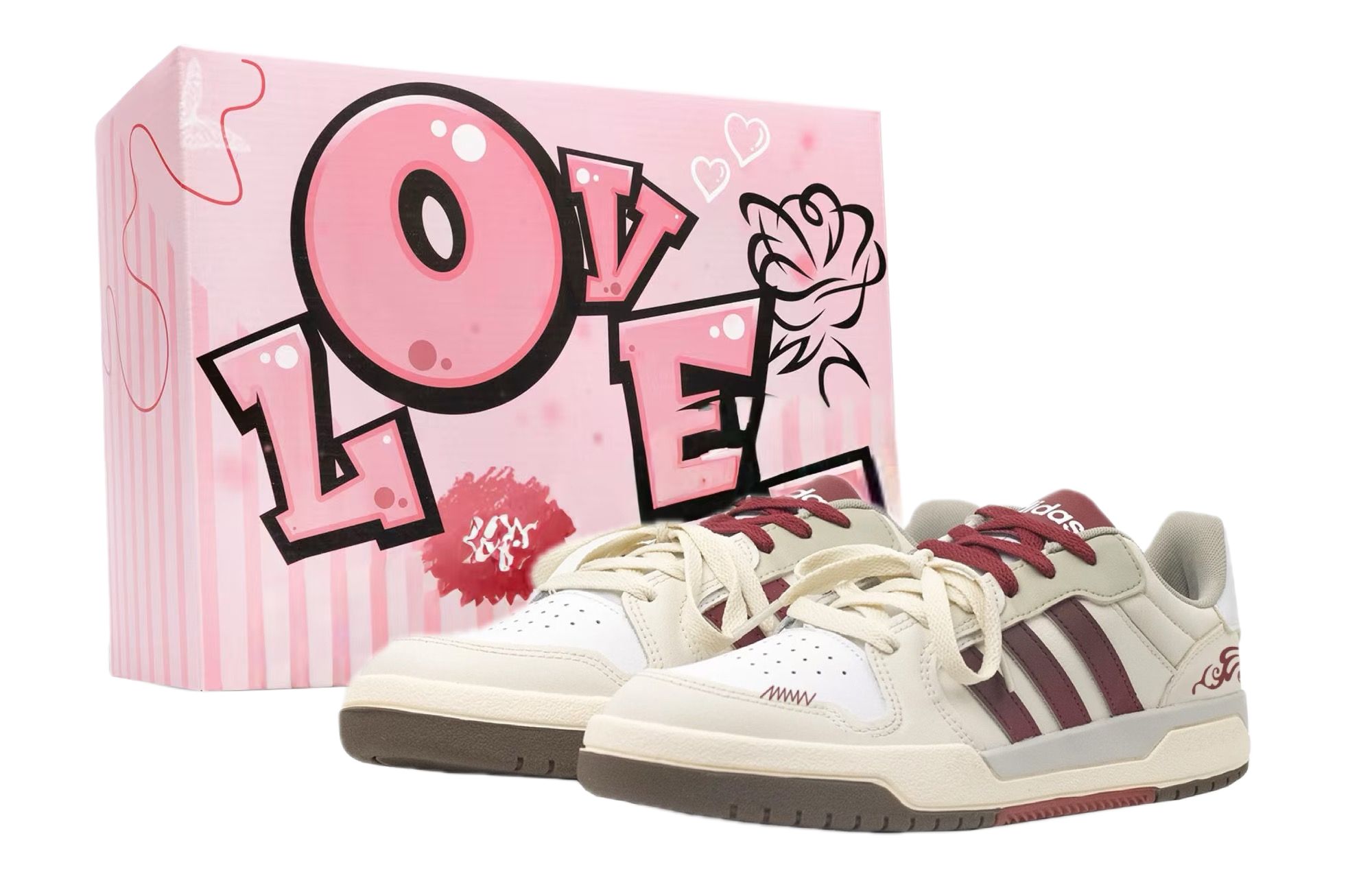 Entrap Evening Glow, Wang устойчивые к истиранию, легкие и дышащие низкие кеды для скейтбординга унисекс Adidas Neo, экрю бордовый
Entrap Evening Glow, Wang устойчивые к истиранию, легкие и дышащие низкие кеды для скейтбординга унисекс Adidas Neo, экрю бордовый