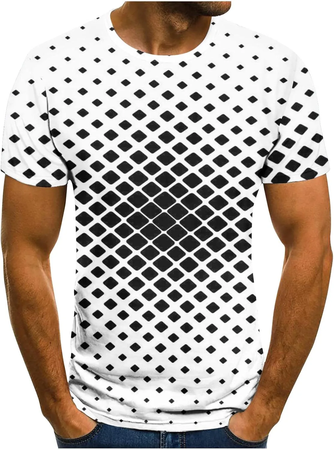 Футболка с 3D принтом Optical Illusion, короткий рукав Sdeycui
Футболка с 3D принтом Optical Illusion, короткий рукав Sdeycui