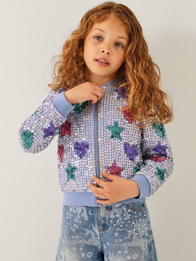 Детская куртка со стразами в виде звезд и сердец Monsoon, Blue
Детская куртка со стразами в виде звезд и сердец Monsoon, Blue