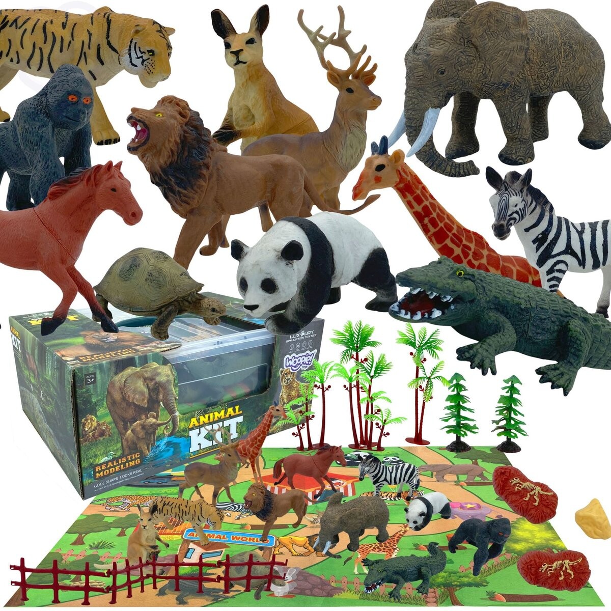 ВУПИ Набор Фигурки Сафари + Коврик 24 шт. Woopie
ВУПИ Набор Фигурки Сафари + Коврик 24 шт. Woopie