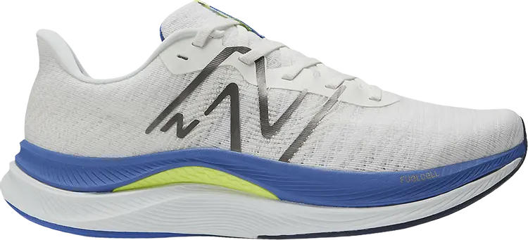 Кроссовки FuelCell Propel v4 'White Marine Blue', белый 
Кроссовки FuelCell Propel v4 'White Marine Blue', белый