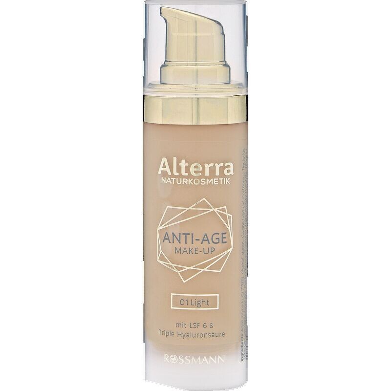 Антивозрастной макияж 01 – Светлый Alterra NATURKOSMETIK, 30 ml
Антивозрастной макияж 01 – Светлый Alterra NATURKOSMETIK, 30 ml