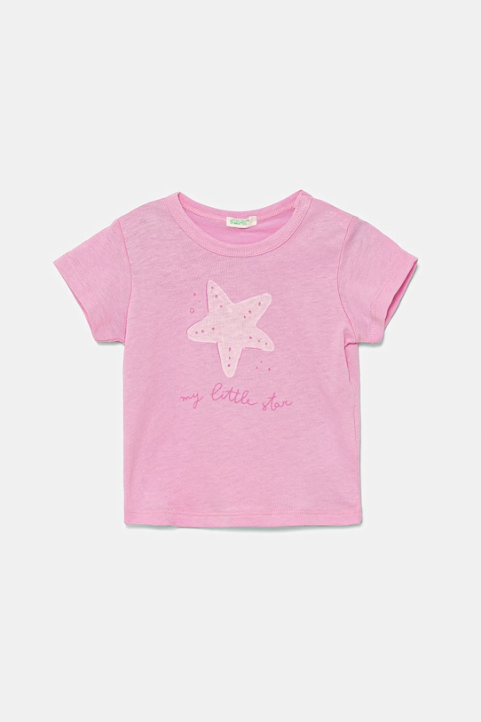 Хлопковая футболка для малышей United Colors Of Benetton, розовый
Хлопковая футболка для малышей United Colors Of Benetton, розовый