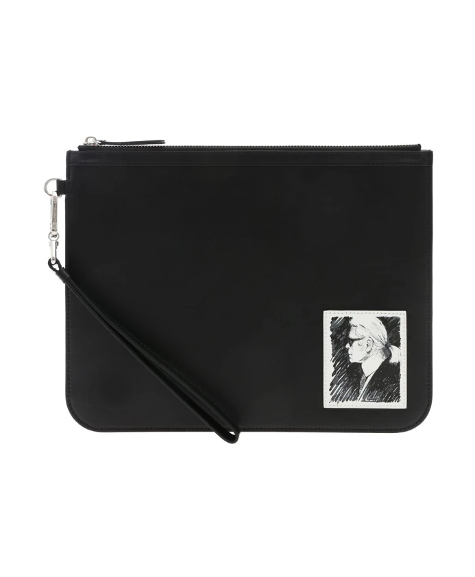 Элегантный кожаный клатч Karl Lagerfeld, черный
Элегантный кожаный клатч Karl Lagerfeld, черный