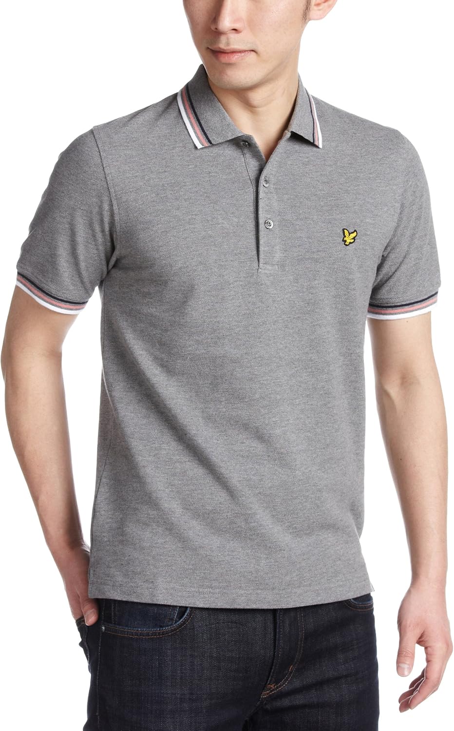 Поло Lyle & Scott с двумя воротниками и короткими рукавами, серый
Поло Lyle & Scott с двумя воротниками и короткими рукавами, серый