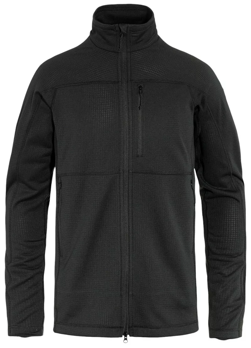 Мужская флисовая куртка Fjallraven Abisko Lite, черный 
Мужская флисовая куртка Fjallraven Abisko Lite, черный