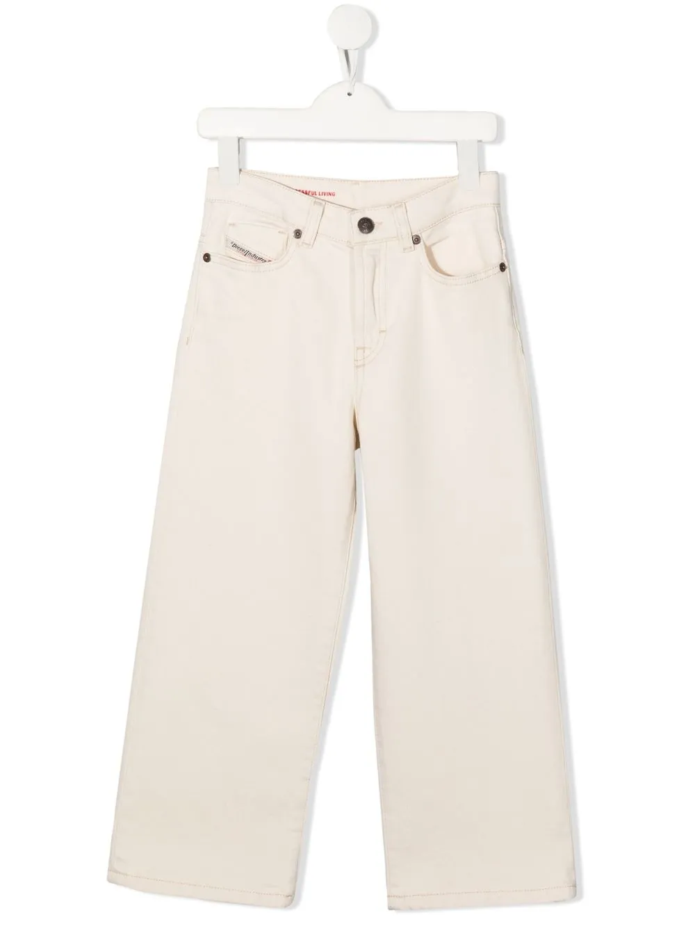 Широкие джинсы Diesel Kids, белый
Широкие джинсы Diesel Kids, белый